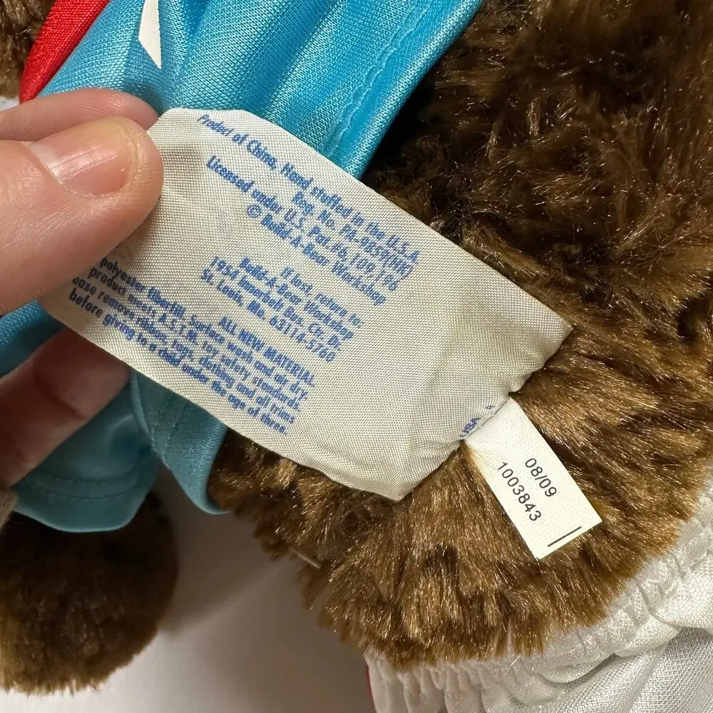 Build-A-Bear Y2K 2009 Soccer Athlete Teddy Bear Stuffed Animal